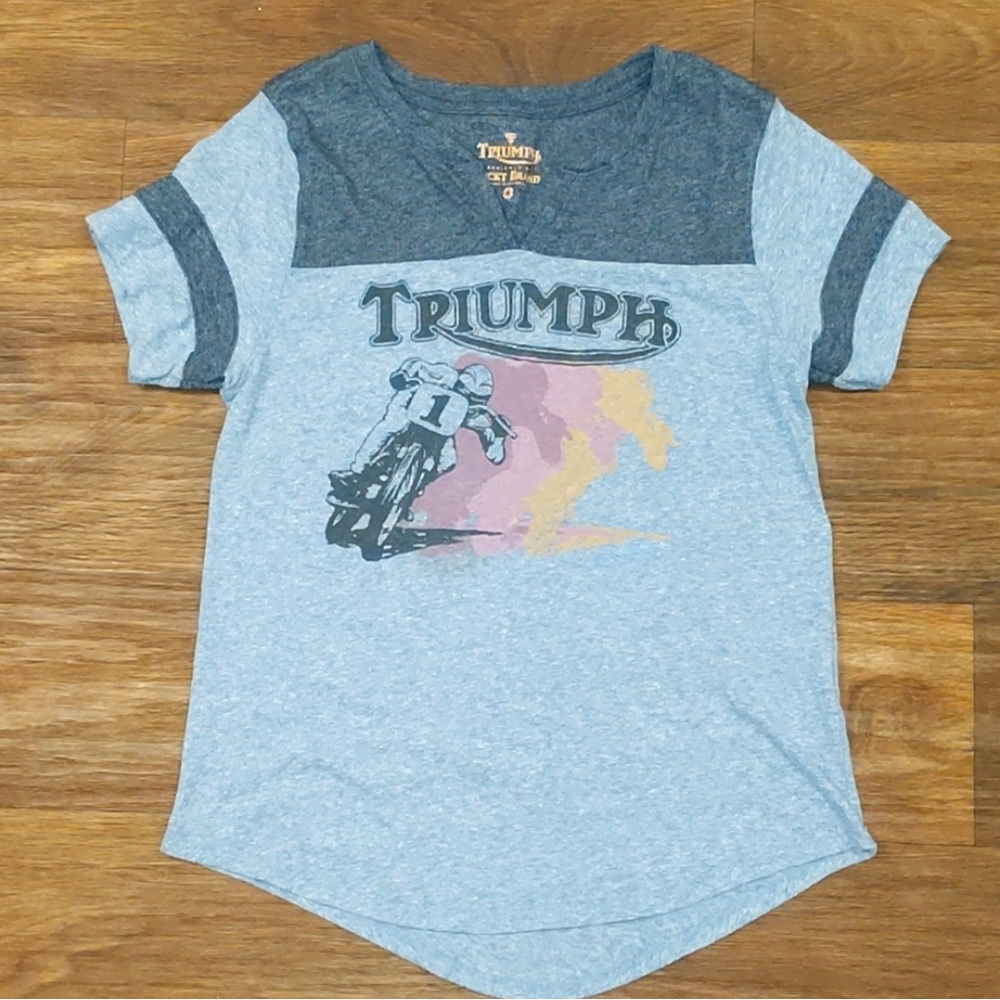 Triumph Motorcycle × Lucky Brand Graphic T Shirt